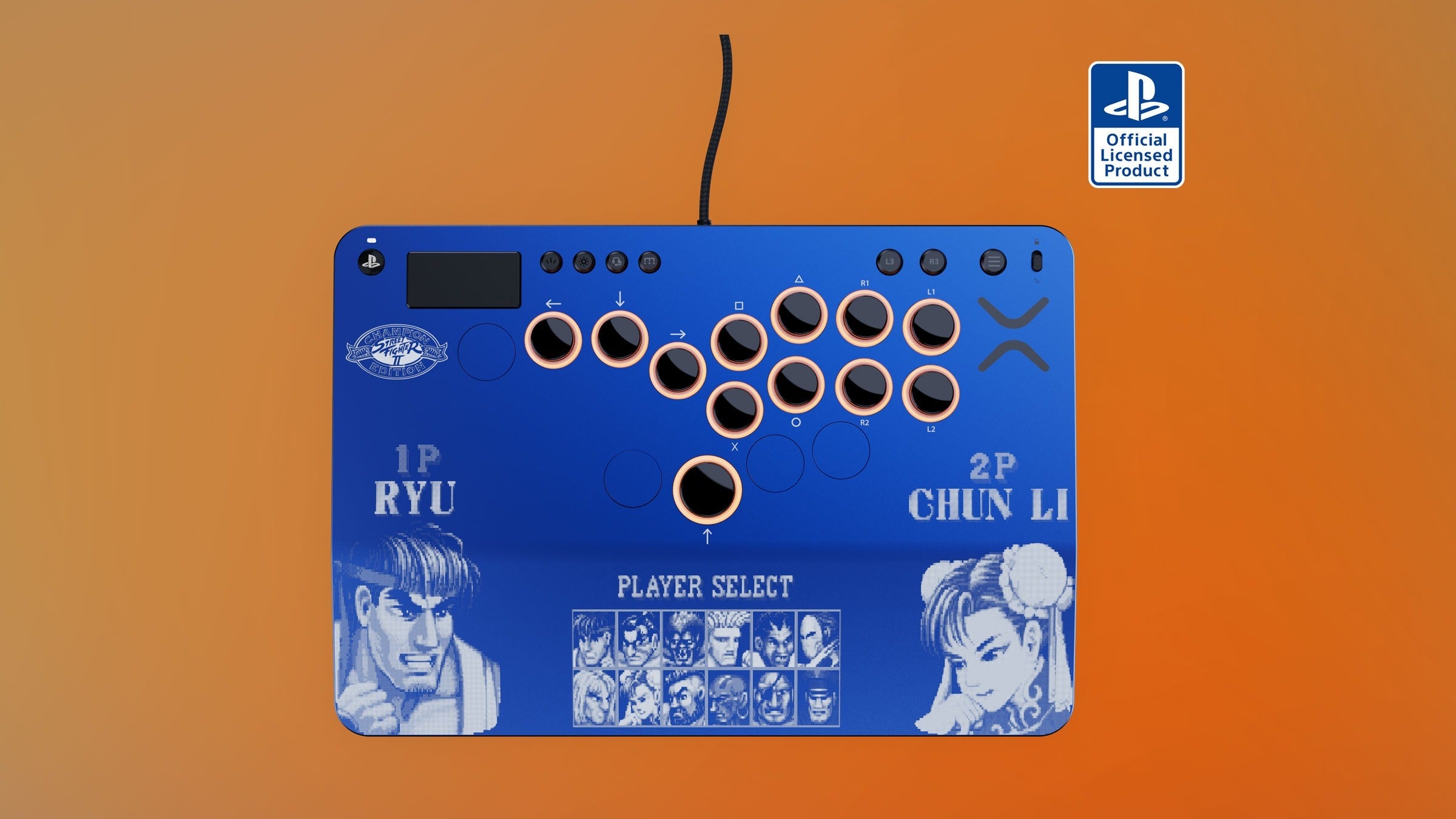 Turtle Beach | Victrix Pro KO Leverless Fight Stick | Street Fighter II: Champion Edition