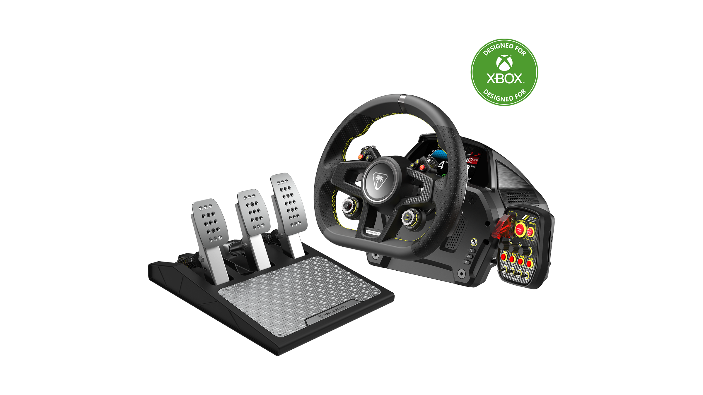 Turtle Beach | VelocityOne Race Wheel & Pedal System + VelocityOne F | RX Formula Wheel + VelocityOne Multi | Shift Bundle - Image 2