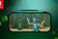 Turtle Beach | PDP REALMz Travel Case Plus: Minecraft Forest Battle | Nintendo Switch