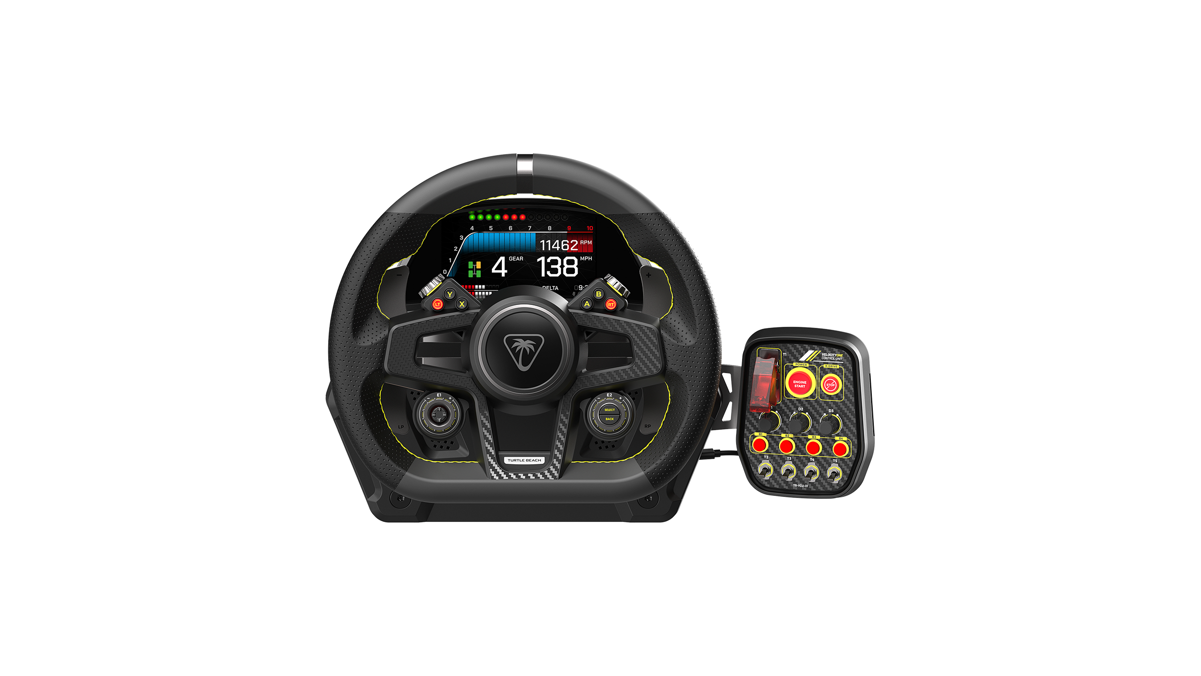Turtle Beach | VelocityOne Race Wheel & Pedal System + VelocityOne F | RX Formula Wheel + VelocityOne Multi | Shift Bundle - Image 3