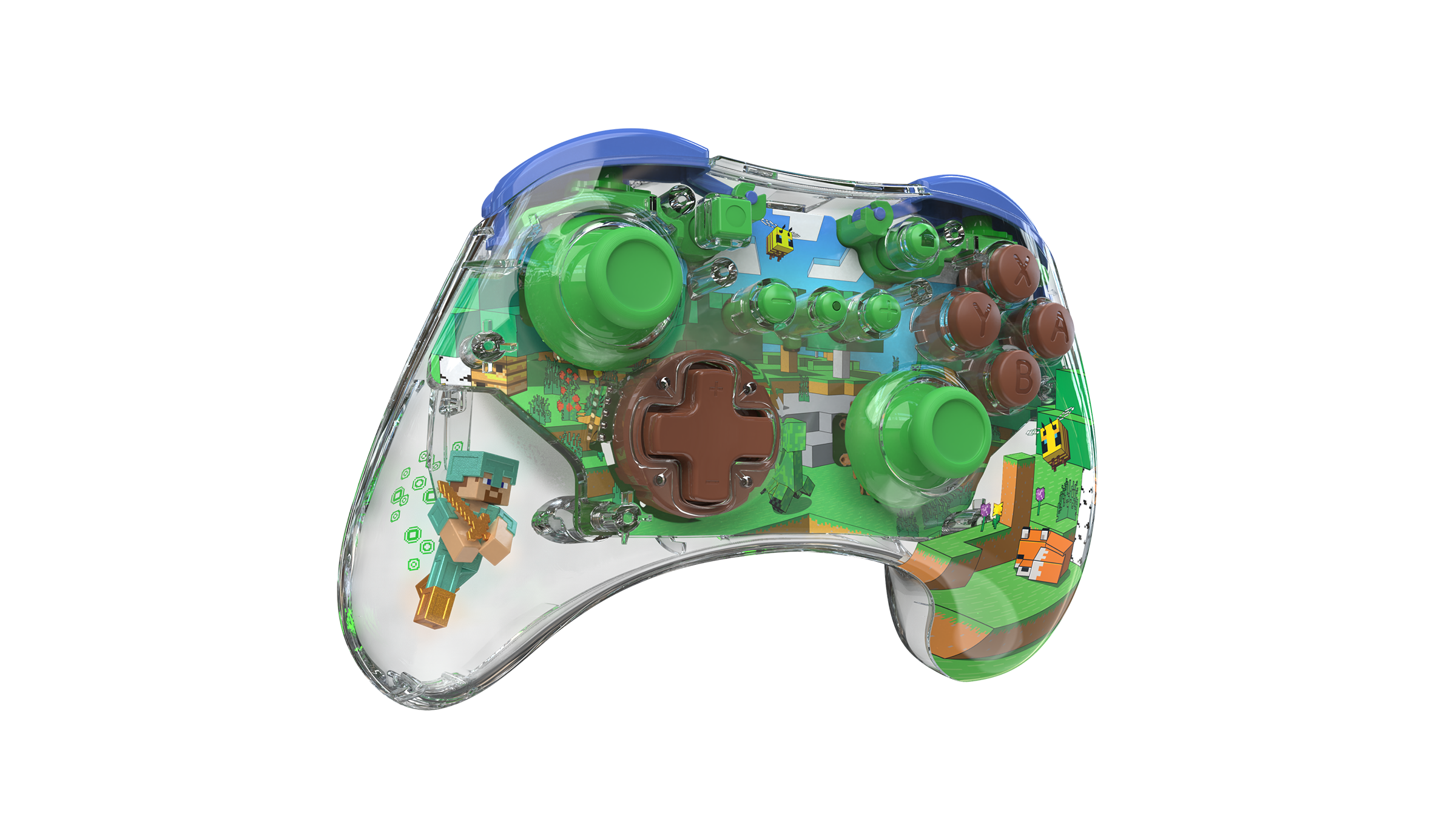 Turtle Beach | PDP REALMz Wireless Gaming Controller: Minecraft Forest Biome | Nintendo Switch - Image 3