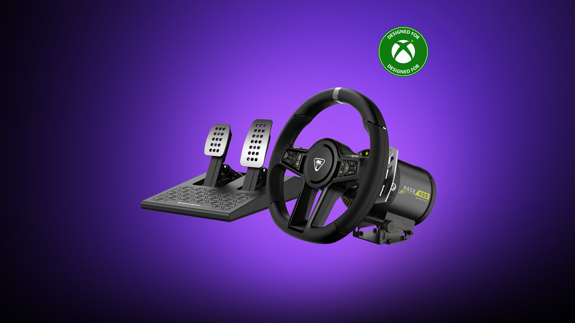 Turtle Beach | VelocityOne Race KD3 Racing Wheel & Pedals